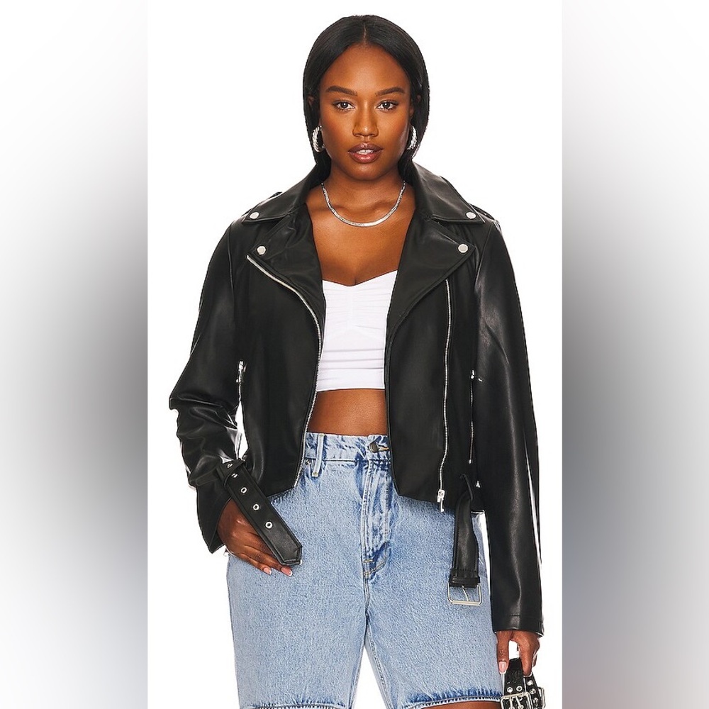 Revolve X Remi Alexa Faux Leather Moto Jacket
